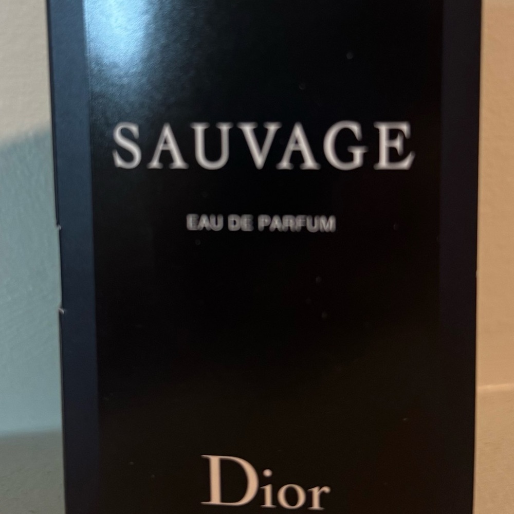 Dior Fragrance in Elegant Black Packaging